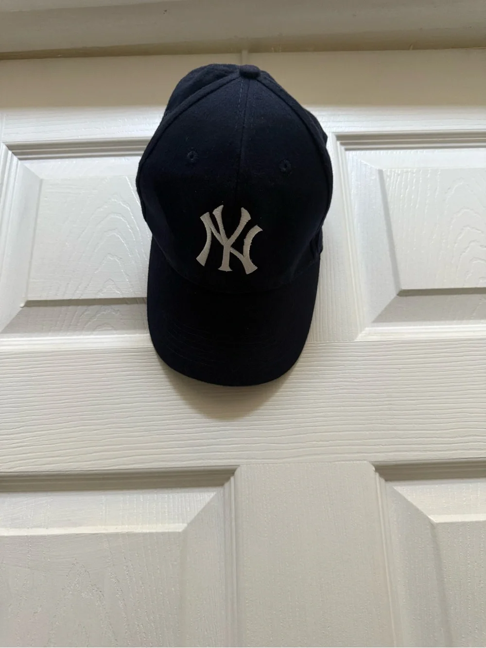 New York Baseball Cap - Navy with White Logo